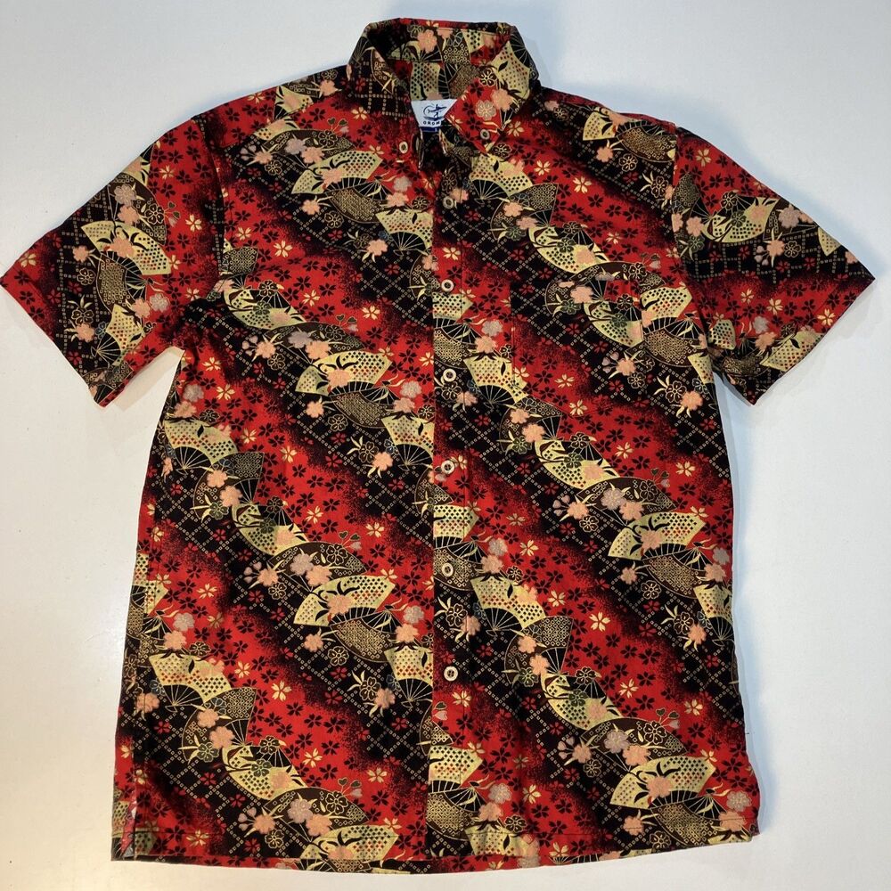 Men’s Oromen Elegance Of Sakura Japanese Flowers Cherry Blossoms Hawaiian Shirt